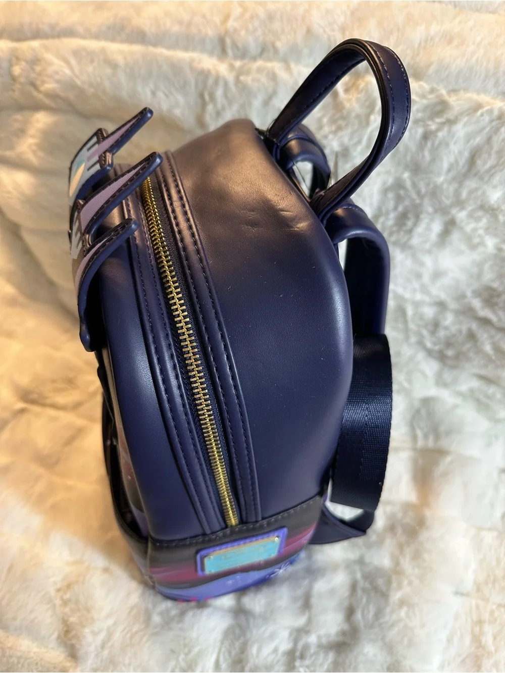 NWT Disney Cinderella Castle Loungefly Mini Backpack - Picture 3 of 5